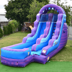 15' Cotton Candy Water Slide (Inflated Landing)(Wet/Dry)
