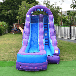 15' Cotton Candy Water Slide (Inflated Landing)(Wet/Dry)