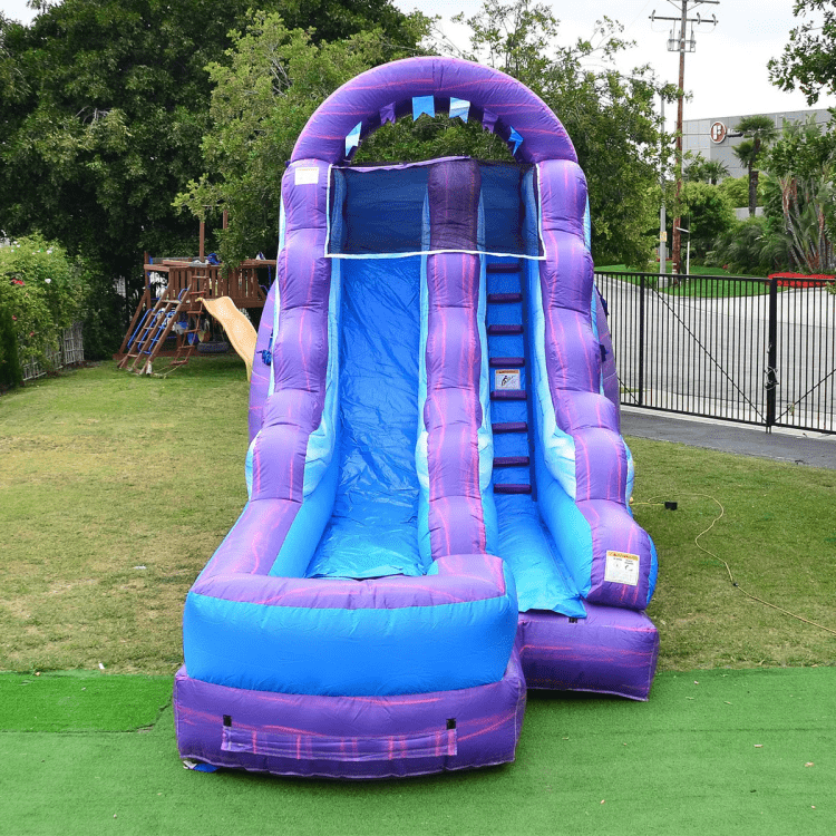 15' Cotton Candy Water Slide (Inflated Landing)(Wet/Dry)
