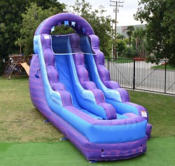 15' Cotton Candy Water Slide (Inflated Landing)(Wet/Dry)