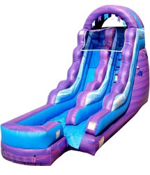 15' Cotton Candy Water Slide (Inflated Landing)(Wet/Dry)