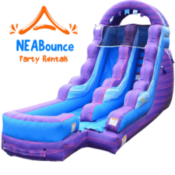 15' Cotton Candy Water Slide (Inflated Landing)(Wet/Dry)