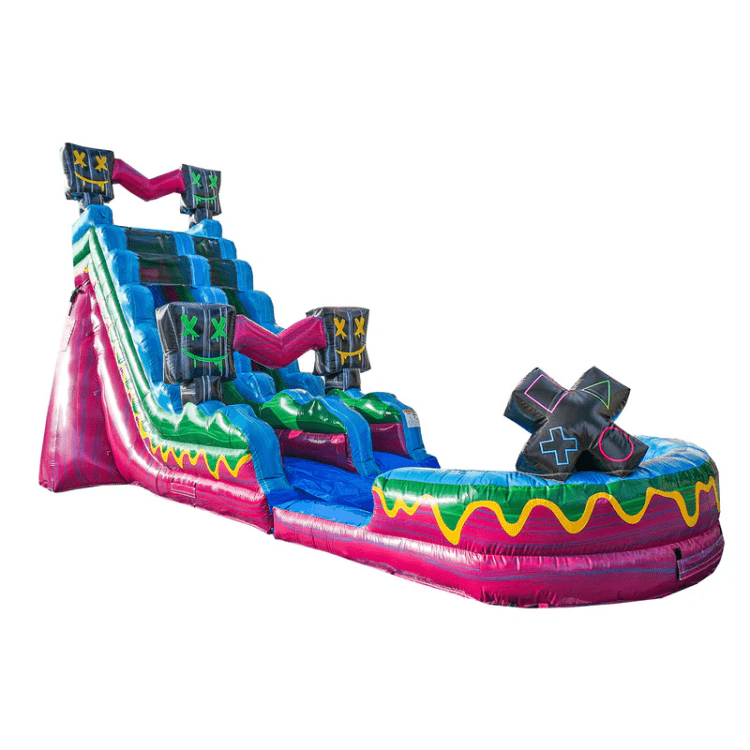 19' Level Up Gamer Slide Deep Pool (Wet/Dry)