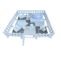 10ft x 10ft White & Gray Set