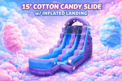 15' Cotton Candy Slide (Wet or Dry)