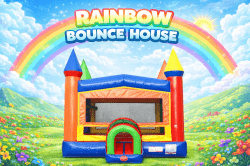 Rainbow Bounce House